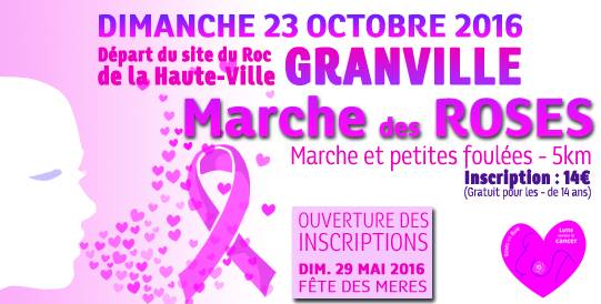 La Marche des Roses de Granville contre le cancer